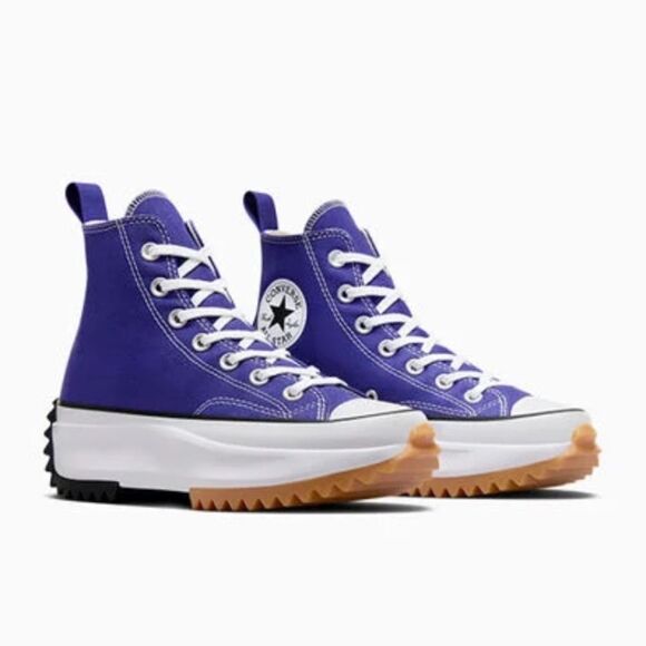 Converse Run Star Hike Canvas Platform Active Sneakers Shoes Size 10 - Picture 9 of 11